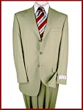 Brand New Italian Summer Wool Super 140's BEIGE Hand Tailored Mens Suits ~~~ the Best Fit and Cut Suits ~~~