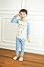 Vaenait Baby 12M-7T Kids Boys Sleepwear Pajama Top Bottom 2 Pieces Set Snow Owl