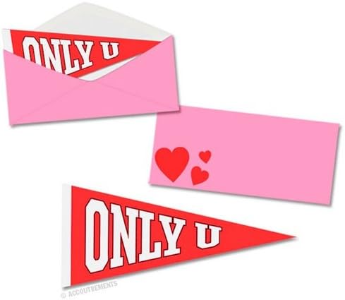 ACCOUNTREMENTS Only U Mini Felt Pennant Greeting Card