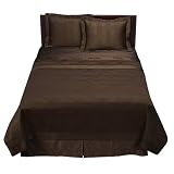 Fieldcrest® Luxury Coverlet Set - Chocolate (King)