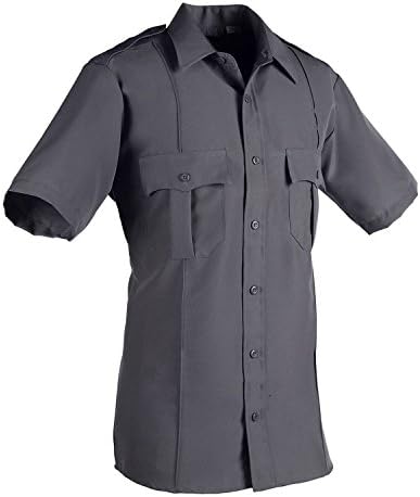 America Wear Men's Slate Gray Short Sleeves Security Shirt (Extra-Large)