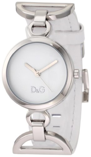 Dolce and Gabbana Watches:D&G Dolce & Gabbana Women's DW0725 Cheesecake Round Analog Leather and Link Bracelet Watch Images
