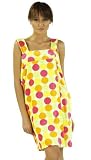 Pom Pom Printed Shower Wrap, 100% Cotton Terry Velour, Yellow Background, One Size