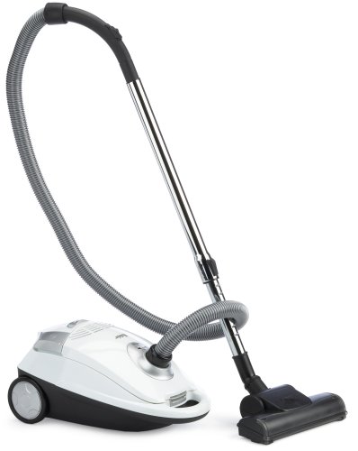 Fakir BASIC 2000 Bodenstaubsauger 2000 Watt / weiß / Hartbodendüse / Turbobürste / Kombidüse (Fugendüse/Möbelbürste) / gummierte Räder / HEPA-Filter