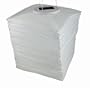 Solar Powered White Chinese Lantern Syle Hanging Light