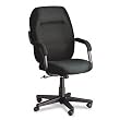 Commerce Series High-Back Swivel/Tilt Chair, Asphalt Black Fabric