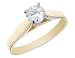 Diamond Engagement Ring 1/2 Carat (ctw) 14K Yellow Gold (Certified)