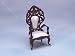 Dollhouse Miniature Handcarved Gentlemans Chair