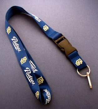 San Diego Padres Lanyard Keychain