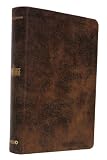 The Message Brown Distressed Lthr Lk