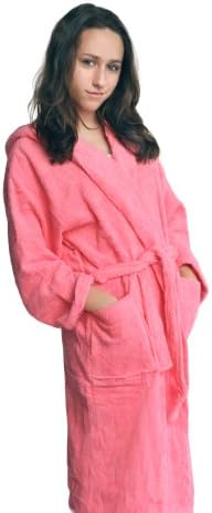 Terry Cloth Robe for Boys and Girls, Hooded, 100% Cotton