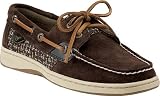 Sperry Top-Sider Women's Bluefish 2-Eye Nautical Shoes,Olive/Plaid,7 M US