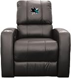 NHL San Jose Sharks XZipit Home Theater Recliner with Logo Panel