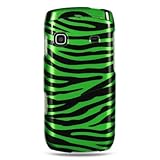 Green Zebra Hard Case Snap On Faceplate Cover For Samsung Replenish M580