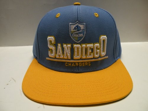 NFL San Diego Chargers Bold Blue Yellow 2 Tone Retro Snapback Cap