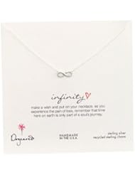 Dogeared Reminder "Infinity" Sterling Silver Pendant Necklace