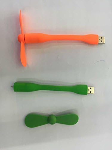 Mini Portable USB Fan Cooling Bendable Fan for Powerbank Pc Laptop Notebook Computer(Green)