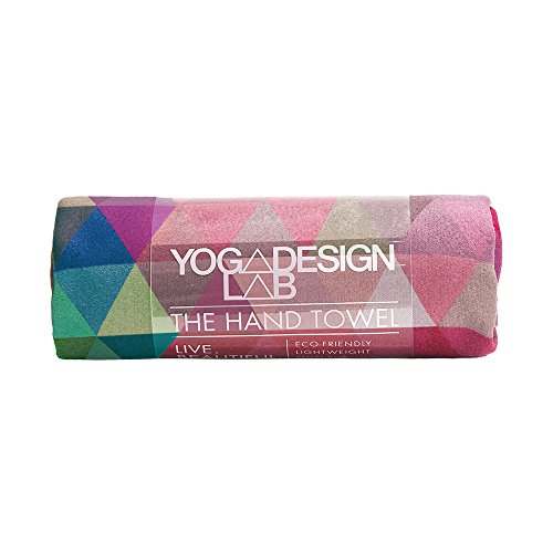 The Hand Towel. Beautiful, Lightweight, Ultra Absorbent, Non-slip, Microfiber Towel that Dries in Minutes! Yoga, Bikram, Hot Yoga, Pilates. Machine Washable. Made w/ Water Based Inks. (Tribeca)
