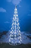4-Ft. LED Christmas Cone Tree - White