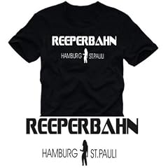 Reeperbahn Hamburg - St. Pauli T-SHIRT SCHWARZ/weiss