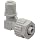 Tefen Fiberglass Polypropylene Compression Tube Fitting, 90 Degree Elbow Adapter, Gray, Tube OD x NPT Male