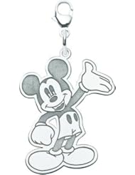 Sterling Silver Disney Waving Mickey Mouse Charm 35mm