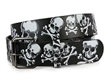 Snap On Skulls with Cross Bones Tattoo Ink Artwork Leather Belt Size: XL 42 44 Color: Black 41Ke4Xyz4tL. SL160 Snap On Skulls with Cross Bones Tattoo Ink Artwork Leather Belt Size: XL 42 44 Color: Black