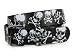 Snap On Skulls with Cross Bones Tattoo Ink Artwork Leather Belt Image