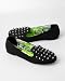 Abbey Dawn By Avril Lavigne Rockstar Spiked Black Loafers