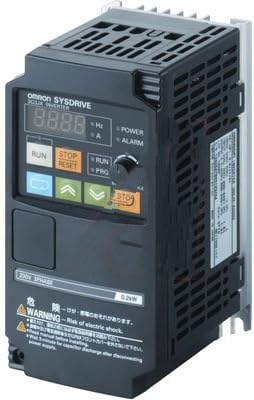 Omron Automation 3G3JX-A4007 , Drive, Adjustable Frequency, 3-Phase, 480VAC, 1.0HP, 2.5A, RS-485 Serial , IP20