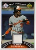 2007 Sweet Spot Classic Eddie Murray Game Used Jersey Baseball Card
