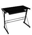 Walker Edison Solo Desk, Black