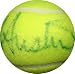 Tracy Austin signed Tennis Ball
