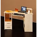 4505- 115cm - Eck-Schreibtisch - Computertisch, in ahorn