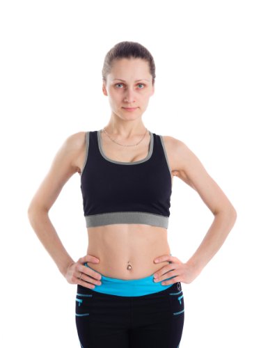 BMG Women's Racerback Contrast Sexy Fitness Yoga Top/Athletic Workout Sports Bras