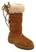 Just Sheepskin Bronswick Lace Sde Cuff B Chestnut - 7 Uk