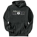 Arkansan SOCCER MOM Usa States Mens Hoodie (Dark Silver, Sizes X-Small - XXX-Large)