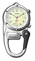 Dakota - Mini Clip Microlight, Cream Dial, Carabineer Clip