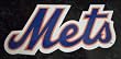 New York Mets Team Name MLB Car Magnet