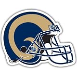 St. Louis Rams NFL Football car bumper sticker 5" x 4"