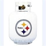 Pittsburgh Steelers Grill Tank Cover 9.5X12.2 Tank Cover-Pittsburgh Steelers - NFL Football Fan S