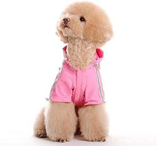 Pocket Dog Raincoat V2 - Medium, Pink
