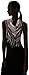 D&Y Women's Aztec Square Scarf with Border and Fringe