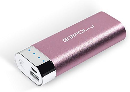 Lady Portable Charger, Oripow Spark Mini 6400mAh External Battery With LG Battery (2.4A Output &amp; 2A Input, Not Overheated), Fast Charging Power Bank Battery Pack for iPad, iPhone, Samsung, and More