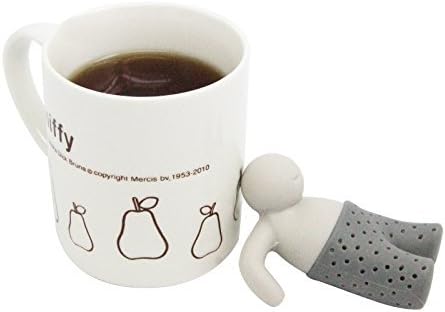 New Mr.Tea Infuse Loose Tea Leaf Strainer Herbal Spice Filter Diffuser Silicone by PENSON &amp; CO.