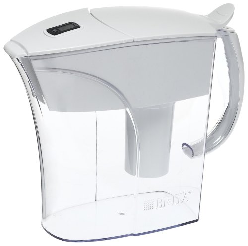 Brita 42557 Riviera Water Pitcher, White Brita 42557 Riviera Water Pitcher, White