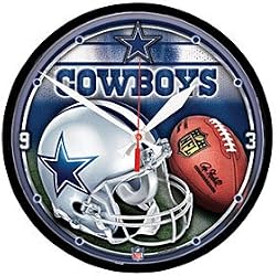 Dallas Cowboys Wall Clock - Round - Football Sports Merchandise