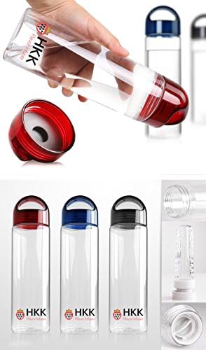 SET OF TWO (2) Flavor Fruit Infuser Water Bottles - Two Premium BPA-Free 22 Ounce Infusion Cup - Money Saving Set - Easy and Healthy Way to Hydrate and Detox