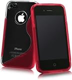 Apple iPhone 4S/iPhone 4 S-Line Hybrid Case (Red)