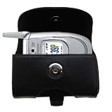 Horizontal Leather Case with Belt Clip/Loop for the Samsung A680